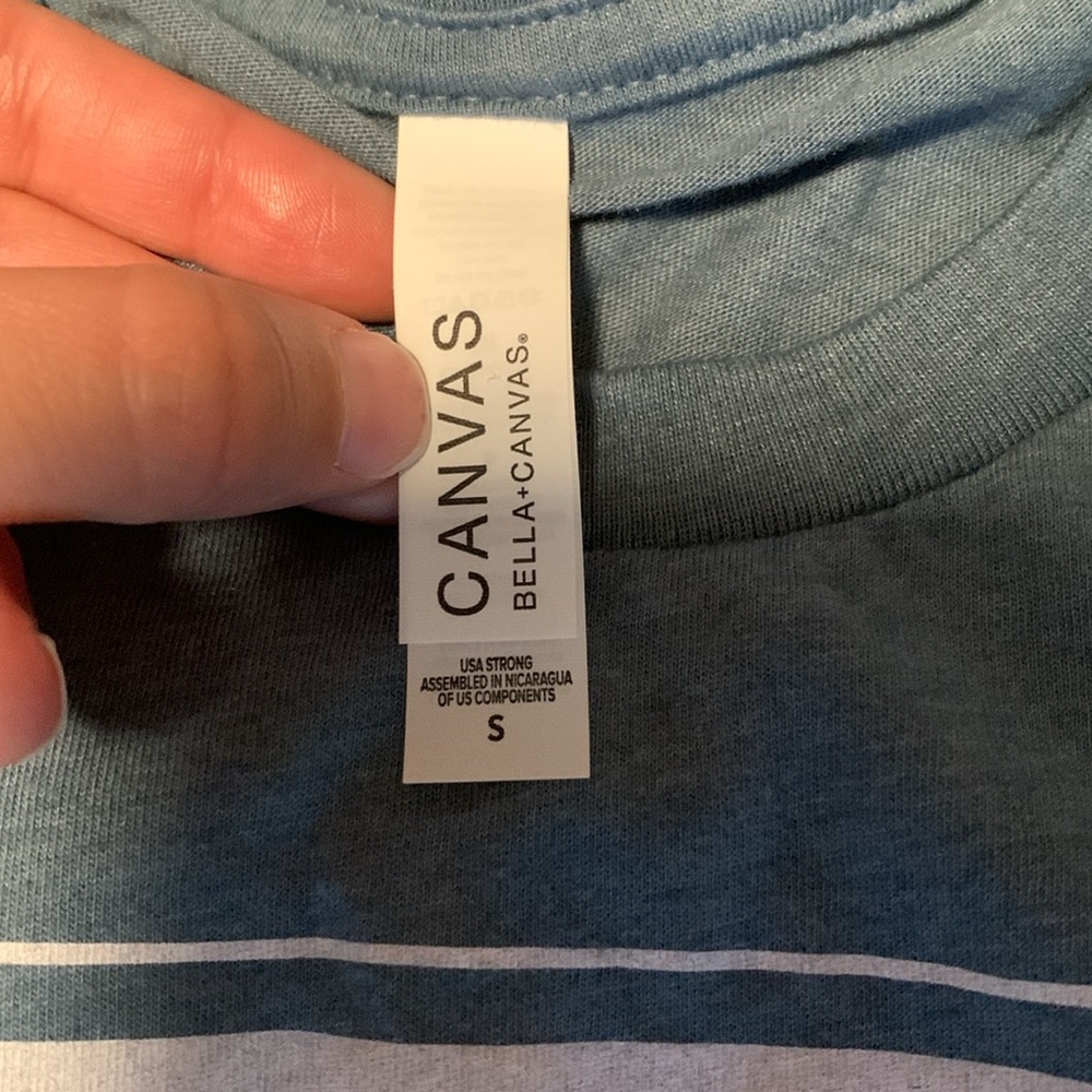Cat Lady Small Blue Cat Shirt “Are You Kitten Me Right Meow” NEVER WORN - Picture 5 of 6